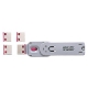 サンワサプライ USBコネクタ取付セキュリティ レッド SL-46-R 画像1