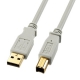 サンワサプライ USB2.0ケーブル 長さ3m ライトグレー KU20-3HK