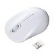 サンワサプライ 静音ワイヤレスブルーLEDマウス 2.4GHz USBコネクタ(Aタイプ) 小型サイズ ホワイト MA-WBL32W