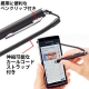 サンワサプライ スマートフォン/タブレット用タッチペン ブラック カールコードストラップ付き PDA-PEN25BK 画像3