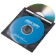 サンワサプライ DVD・CD不織布ケース 2枚収納 インデックスカード付 ブラック 100枚セット FCD-FN100BKN 画像1