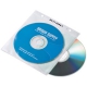 サンワサプライ DVD・CD不織布ケース 2穴付きタイプ 2枚収納 インデックスカード付 ホワイト 50枚セット FCD-FR50WN 画像1