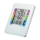 サンワサプライ デジタル温湿度計 熱中症・インフルエンザ表示・警告ブザー設定機能付 CHE-TPHU2WN 画像1