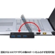 サンワサプライ USB3.0ハブ 4ポート 直付けタイプ ブラック USB-3HSC1BK 画像2