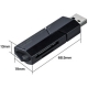 サンワサプライ USB3.0カードリーダー SDカード用 2スロット 35メディア対応 ADR-3MSDUBK 画像5