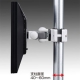 サンワサプライ 液晶モニタアーム 支柱取付けタイプ 短タイプ 支柱径40～60mm 耐荷重10kg CR-LA353 画像2