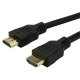 ホーリック ハイスピードHDMI標準ケーブル タイプA 樹脂モールドタイプ 4K/60p対応 3m ブラック HDM30-066BK 画像1