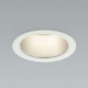 コイズミ照明 LEDベースダウンライト 防雨型 600lmクラス 白熱球60W相当 電球色(2700K) 埋込穴φ100mm 照度角65° ファインホワイト AD43367L 画像1