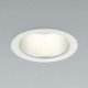 コイズミ照明 LEDベースダウンライト 防雨型 600lmクラス 白熱球60W相当 温白色 埋込穴φ100mm 照度角65° ファインホワイト AD45816L 画像1