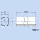 因幡電工 スリムダクトSD 配管化粧カバー 100タイプ ブラウン SD-100-B 画像2