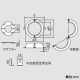 因幡電工 耐火キャップNX 適合貫通穴呼び径150(穴径φ160)以下 空調配管用 IRC-150NX 画像2