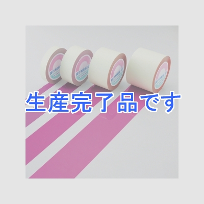 【YAZAWA公式卸サイト】ガードテープ 赤紫 100mm幅×100m (148141) GT-101RP 日本緑十字社| ヤザワオンライン